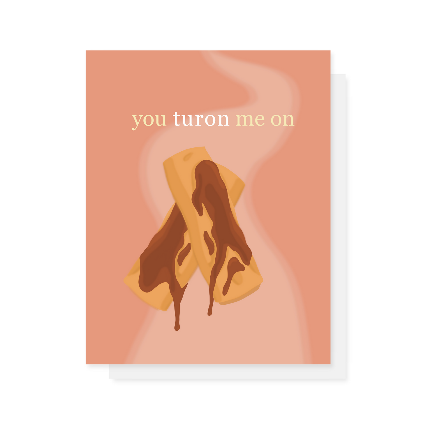 Turon Me On Greeting Card