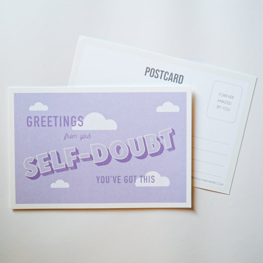 Self Doubt Postcard