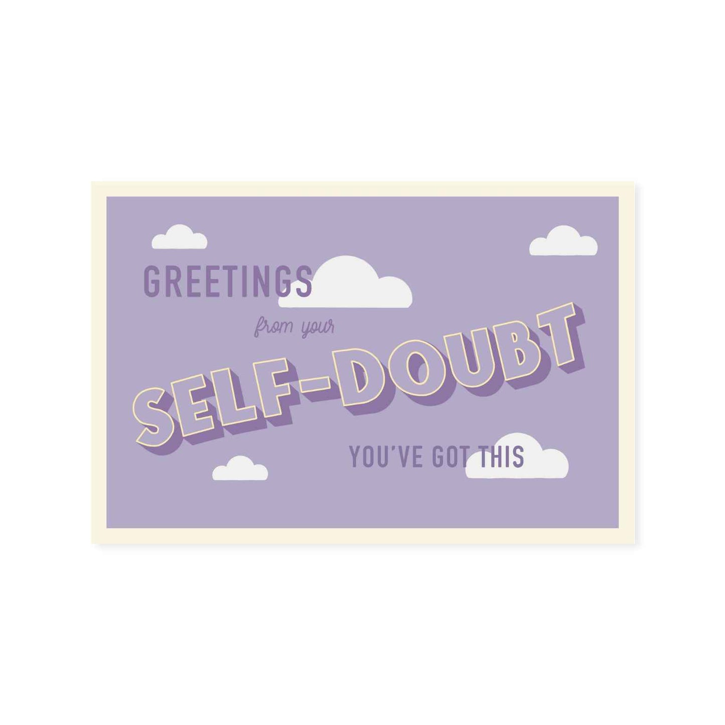 Self Doubt Postcard