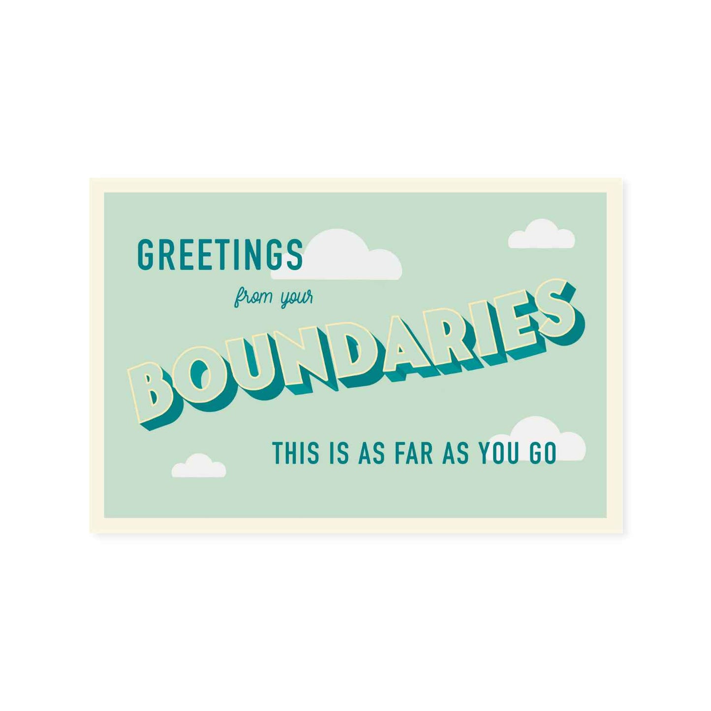 Boundaries Postcard