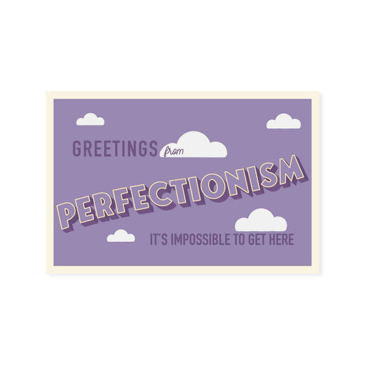 Perfectionism Postcard