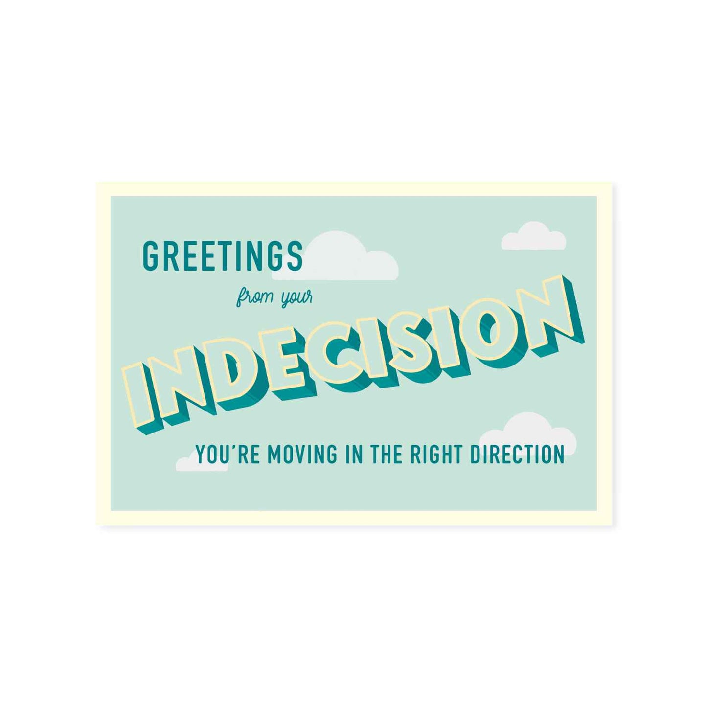Indecision Postcard