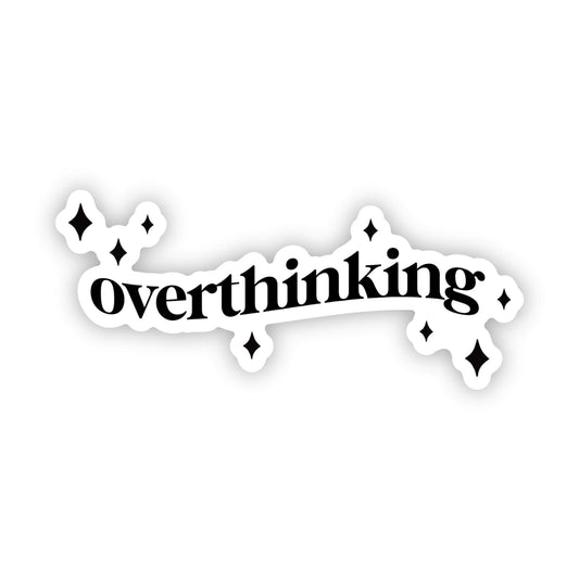 Overthinking Sticker